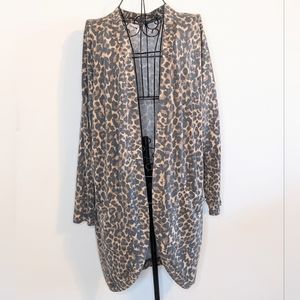 Ivoire Leopard Print Cardigan S/P